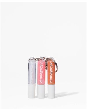 Lip Gloss Trio 3-in-1 Key Ring - Gloss