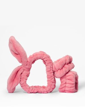 Super Soft Cosmetic Headband & Wristband Set